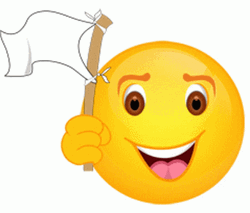 Emoji Smile Holding Animated Flag GIF