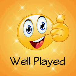 Emoji Well Played GIF