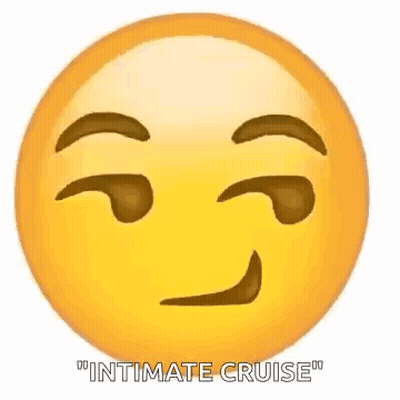 Emoji With Eyes Closed And Slight Smile GIF