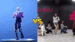 Emote Fortnite Vs Kpop GIF