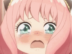 Emotional Anya Forger Tearing Up GIF