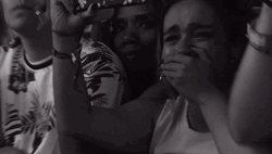 Emotional Crying Fan GIF