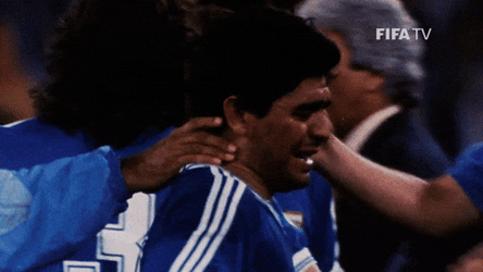 Emotional Diego Maradona Crying GIF