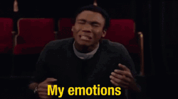 Emotional Donald Glover GIF