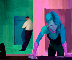 Emotional Gwen Stacy Argument GIF