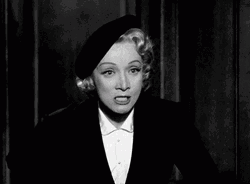 Emotional Marlene Dietrich Shouting GIF