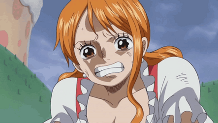 Emotional One Piece Nami Crying GIF
