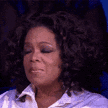 Emotional Oprah Winfrey Happy Cry GIF