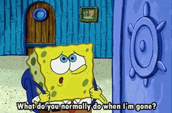 Emotional Patrick And Spongebob Waiting GIF