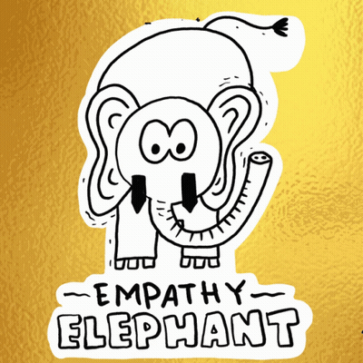 Empathy Elephant Sticker