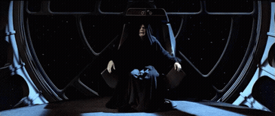 Emperor Palpatine Let The Hate Flow Through You GIF