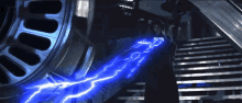Emperor Palpatine's Force Lightning Power GIF