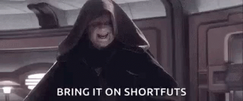 Emperor Palpatine Screaming In Hooded Cape GIF