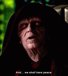 Emperor Palpatine Star Wars Have Peaceful GIF