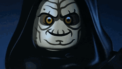 Emperor Palpatine Star Wars Lego Death Stare GIF