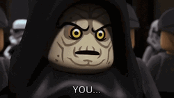 Emperor Palpatine Star Wars Lego You  GIF