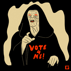 Emperor Palpatine Star Wars Vote 4 Me Animation GIF