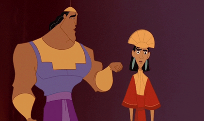 Emperor's New Groove Kronk And Kuzco No Touchy GIF