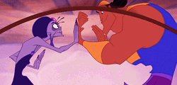 Emperor's New Groove Kronk And Yzma Jumping  GIF