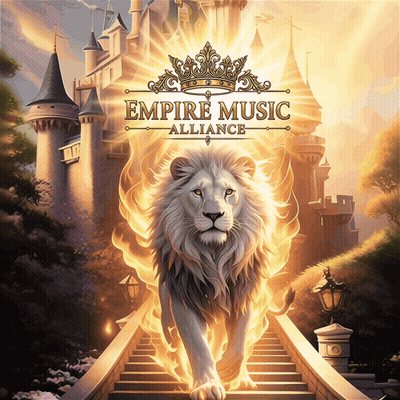 Empire Music Alliance Poster With Lion And Castle GIF