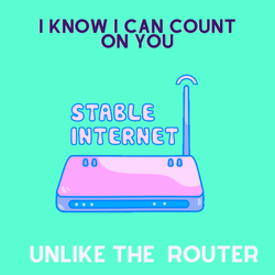 Employee Appreciation Day Can Count On You Wifi Router GIF