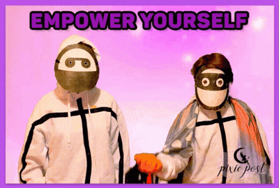 Empower Yourself Poster With Two People