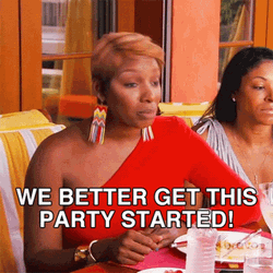 Empowered Woman Ready To Party GIF