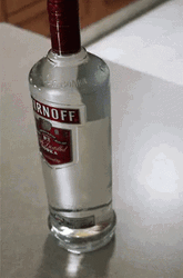 Empty Alcohol Bottle Timelapse GIF