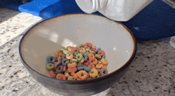 Empty Milk For Cereal GIF