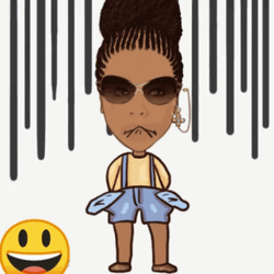 Empty Pockets Lady Avatar GIF