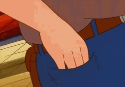 Empty Pockets With Sand GIF