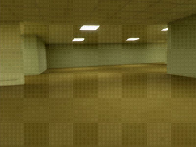 Empty Room With Few Lights On GIF