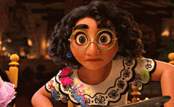 Encanto Mirabel Staring GIF