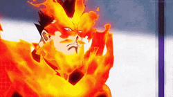 Endeavor Pouting Hero Academia GIF