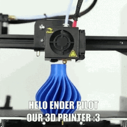 Ender Pilot 3D Printing GIF