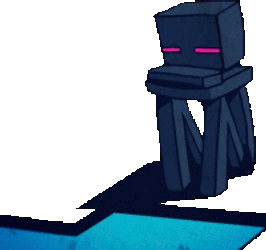 Enderman Sad Sticker GIF