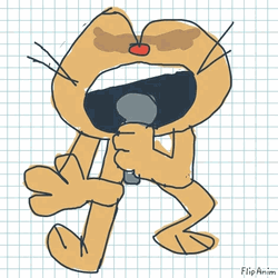 Energetic Cat Sticker Sing And Dance GIF