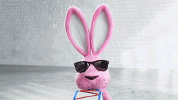  Energizer Bunny Happy Hey Girl  GIF