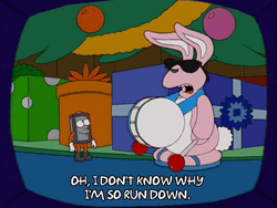 Energizer Bunny Tired Run Down GIF
