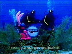 Energizer Bunny Under Sea 90S GIF