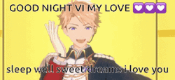 English Ensemble Stars Arashi Narukami Good Night Love GIF