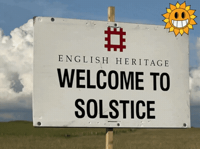English Heritage Welcome Sign GIF