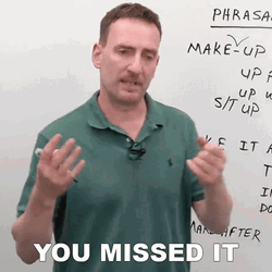 Engvid You Missed It By That Much GIF