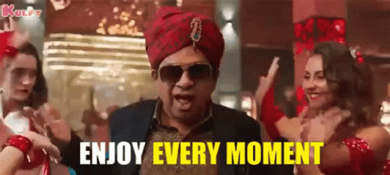 Enjoy Every Moment Of Celebration GIF