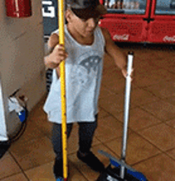 Enjoy Sweeping GIF