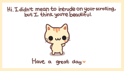 Enjoy Your Day Cute Cat Waving GIF
