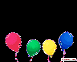 Enjoy Your Day Happy Birthday Balloons GIF
