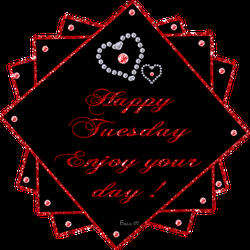 Enjoy Your Day Happy Tuesday Heart Love GIF