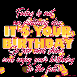 Enjoy Your Day It's Your Birthday GIF