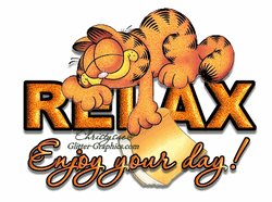 Enjoy Your Day Relax Garfield Sleeping GIF